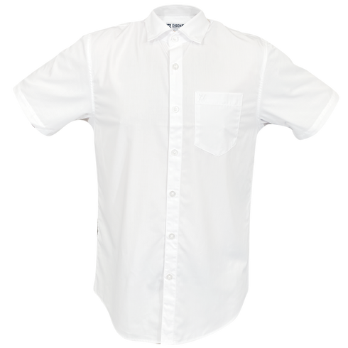 BAMBOO SHORT SLEEVE BUTTON UP WHITE 2.0 - MENS